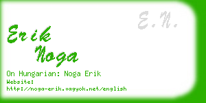 erik noga business card